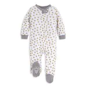 0-3M Burt's Bees Loose Fit Sleep & Play Footie Pajamas | 100% Organic Cotton